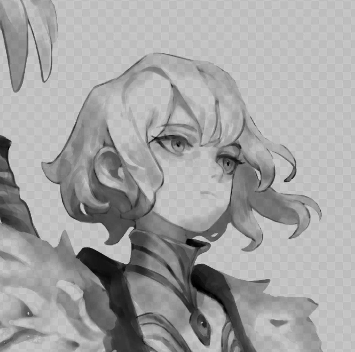 Illustration showing the result of Line Art Extraction